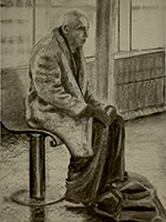 Old man waiting